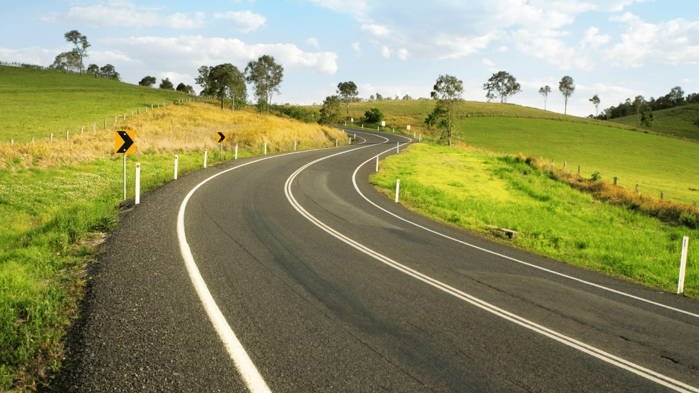 Bright Future: Two Lane Highway Outdoors Journey Sunlight The Way Forward